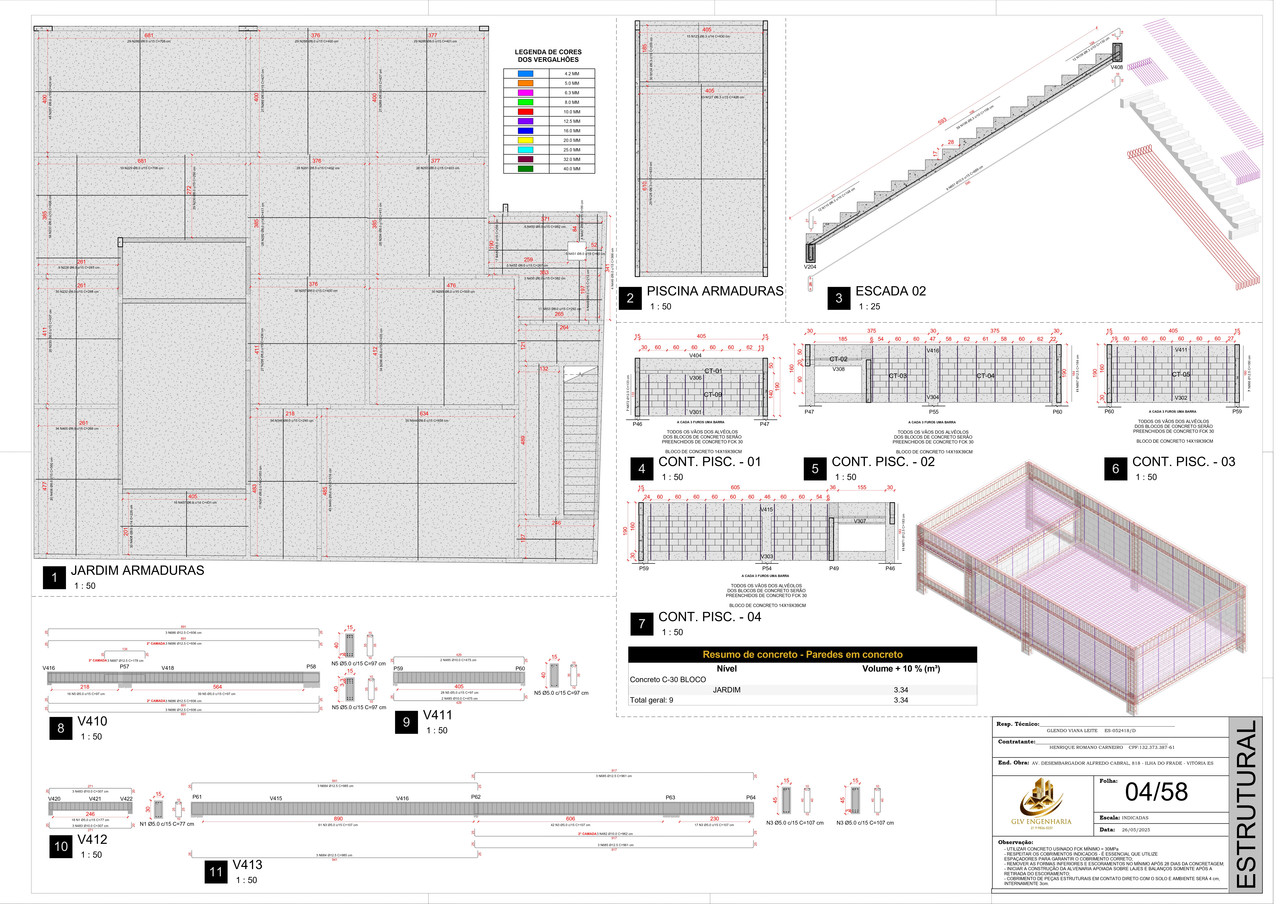 Prancha do aluno Glendo
