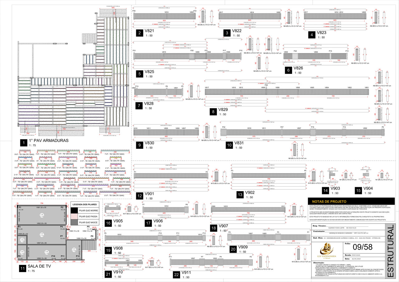 Prancha do aluno Glendo